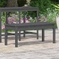 vidaXL Panca da Giardino Grigia 109x44x45 cm Legno Massello di Pino vidaXL Panca da Giardino Grigia 109x44x45 cm Legno Massello di Pino