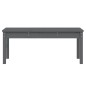 vidaXL Panca da Giardino Grigia 109x44x45 cm Legno Massello di Pino vidaXL Panca da Giardino Grigia 109x44x45 cm Legno Massello di Pino