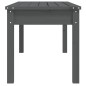 vidaXL Panca da Giardino Grigia 109x44x45 cm Legno Massello di Pino vidaXL Panca da Giardino Grigia 109x44x45 cm Legno Massello di Pino