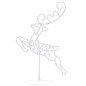 vidaXL Decorazione Slitta Renne in Acrilico 260x21x87cm Bianco Caldo vidaXL Decorazione Slitta Renne in Acrilico 260x21x87cm Bianco Caldo