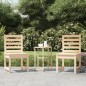 vidaXL Sedie da Giardino 2pz 50x48x91,5 cm Legno Massello di Pino vidaXL Sedie da Giardino 2pz 50x48x91,5 cm Legno Massello di Pino