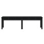 vidaXL Panca Giardino 2 Posti Nera 159,5x44x45cm Legno Massello Pino vidaXL Panca Giardino 2 Posti Nera 159,5x44x45cm Legno Massello Pino