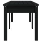 vidaXL Panca Giardino 2 Posti Nera 159,5x44x45cm Legno Massello Pino vidaXL Panca Giardino 2 Posti Nera 159,5x44x45cm Legno Massello Pino