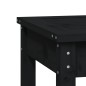 vidaXL Panca Giardino 2 Posti Nera 159,5x44x45cm Legno Massello Pino vidaXL Panca Giardino 2 Posti Nera 159,5x44x45cm Legno Massello Pino