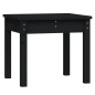 vidaXL Panca da Giardino Nera 50x44x45 cm Legno Massello di Pino vidaXL Panca da Giardino Nera 50x44x45 cm Legno Massello di Pino