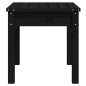 vidaXL Panca da Giardino Nera 50x44x45 cm Legno Massello di Pino vidaXL Panca da Giardino Nera 50x44x45 cm Legno Massello di Pino