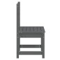 vidaXL Sedie da Giardino 2pz Grigie 40,5x48x91,5cm Legno Massello Pino vidaXL Sedie da Giardino 2pz Grigie 40,5x48x91,5cm Legno Massello Pino