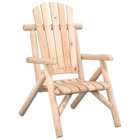 vidaXL Sedia da Giardino 68x86x103 cm in Legno Massello di Abete Rosso