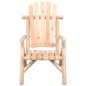 vidaXL Sedia da Giardino 68x86x103 cm in Legno Massello di Abete Rosso