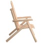 vidaXL Sedia da Giardino 68x86x103 cm in Legno Massello di Abete Rosso