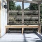vidaXL Panca da Giardino 2 Posti 203,5x44x45 cm Legno Massello di Pino vidaXL Panca da Giardino 2 Posti 203,5x44x45 cm Legno Massello di Pino