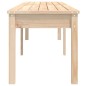 vidaXL Panca da Giardino 2 Posti 203,5x44x45 cm Legno Massello di Pino vidaXL Panca da Giardino 2 Posti 203,5x44x45 cm Legno Massello di Pino