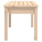 vidaXL Panca da Giardino 80x44x45 cm in Legno Massello di Pino vidaXL Panca da Giardino 80x44x45 cm in Legno Massello di Pino