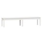 vidaXL Panca Giardino 2 Posti Bianca 203,5x44x45cm Legno Massello Pino vidaXL Panca Giardino 2 Posti Bianca 203,5x44x45cm Legno Massello Pino