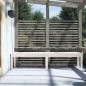vidaXL Panca Giardino 2 Posti Bianca 203,5x44x45cm Legno Massello Pino vidaXL Panca Giardino 2 Posti Bianca 203,5x44x45cm Legno Massello Pino