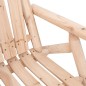 vidaXL Sedia a Dondolo Giardino 69x96x101cm Legno Massello Abete Rosso