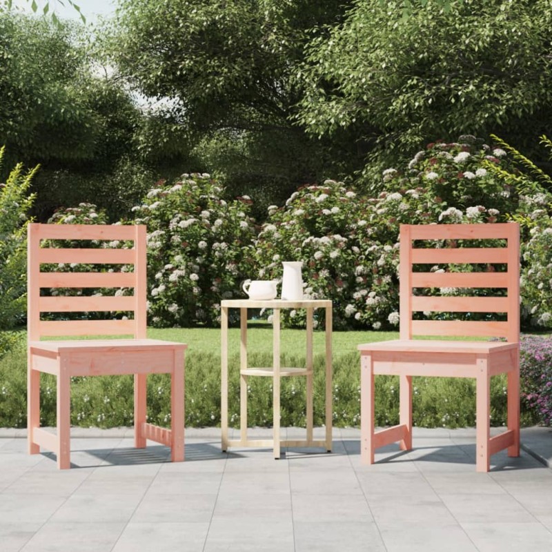 vidaXL Sedie da Giardino 2pz 40,5x48x91,5 cm Legno Massello di Douglas vidaXL Sedie da Giardino 2pz 40,5x48x91,5 cm Legno Massello di Douglas