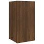 Set Mobili Porta TV 4 pz Rovere Marrone in Legno Multistrato Set Mobili Porta TV 4 pz Rovere Marrone in Legno Multistrato