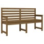 vidaXL Panca da Giardino Miele 159,5x48x91,5 cm Legno Massello di Pino vidaXL Panca da Giardino Miele 159,5x48x91,5 cm Legno Massello di Pino