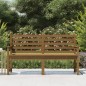 vidaXL Panca da Giardino Miele 159,5x48x91,5 cm Legno Massello di Pino vidaXL Panca da Giardino Miele 159,5x48x91,5 cm Legno Massello di Pino