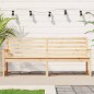vidaXL Panca da Giardino 203,5x48x91,5 cm in Legno Massello di Pino vidaXL Panca da Giardino 203,5x48x91,5 cm in Legno Massello di Pino