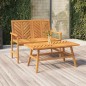 vidaXL Panca da Giardino 109 cm in Legno Massello di Acacia vidaXL Panca da Giardino 109 cm in Legno Massello di Acacia