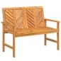 vidaXL Panca da Giardino 109 cm in Legno Massello di Acacia vidaXL Panca da Giardino 109 cm in Legno Massello di Acacia
