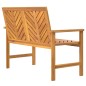 vidaXL Panca da Giardino 109 cm in Legno Massello di Acacia vidaXL Panca da Giardino 109 cm in Legno Massello di Acacia