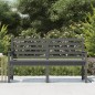 vidaXL Panca da Giardino Grigia 159,5x48x91,5cm Legno Massello di Pino vidaXL Panca da Giardino Grigia 159,5x48x91,5cm Legno Massello di Pino