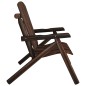 vidaXL Panca Giardino 2 Posti 119x85x98cm Legno Massello Abete Rosso
