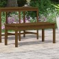 vidaXL Panca da Giardino Miele 109x44x45 cm Legno Massello di Pino vidaXL Panca da Giardino Miele 109x44x45 cm Legno Massello di Pino