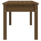 vidaXL Panca da Giardino Miele 109x44x45 cm Legno Massello di Pino vidaXL Panca da Giardino Miele 109x44x45 cm Legno Massello di Pino