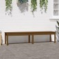 vidaXL Panca Giardino 2 Posti Miele 203,5x44x45cm Legno Massello Pino vidaXL Panca Giardino 2 Posti Miele 203,5x44x45cm Legno Massello Pino