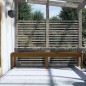 vidaXL Panca Giardino 2 Posti Miele 203,5x44x45cm Legno Massello Pino vidaXL Panca Giardino 2 Posti Miele 203,5x44x45cm Legno Massello Pino
