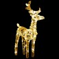 vidaXL Decorazione Natalizia Renne e Slitta 160 LED 130 cm in Acrilico vidaXL Decorazione Natalizia Renne e Slitta 160 LED 130 cm in Acrilico