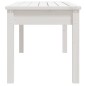 vidaXL Panca da Giardino Bianca 109x44x45 cm Legno Massello di Pino vidaXL Panca da Giardino Bianca 109x44x45 cm Legno Massello di Pino