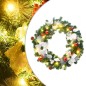 vidaXL Ghirlanda Natalizia con Luci LED Verde 60 cm PVC vidaXL Ghirlanda Natalizia con Luci LED Verde 60 cm PVC