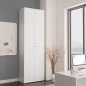 vidaXL Armadio per Ufficio Bianco 60x32x190 cm in Legno Multistrato vidaXL Armadio per Ufficio Bianco 60x32x190 cm in Legno Multistrato