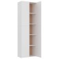 vidaXL Armadio per Ufficio Bianco 60x32x190 cm in Legno Multistrato vidaXL Armadio per Ufficio Bianco 60x32x190 cm in Legno Multistrato