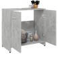 vidaXL Mobile da Bagno Grigio Cemento 60x33x61 cm in Legno Multistrato