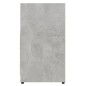 vidaXL Mobile da Bagno Grigio Cemento 60x33x61 cm in Legno Multistrato