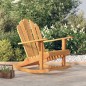 vidaXL Sedia Dondolo Adirondack da Giardino 79x100x103cm Massello Teak vidaXL Sedia Dondolo Adirondack da Giardino 79x100x103cm Massello Teak