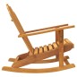vidaXL Sedia Dondolo Adirondack da Giardino 79x100x103cm Massello Teak vidaXL Sedia Dondolo Adirondack da Giardino 79x100x103cm Massello Teak