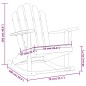 vidaXL Sedia Dondolo Adirondack da Giardino 79x100x103cm Massello Teak vidaXL Sedia Dondolo Adirondack da Giardino 79x100x103cm Massello Teak