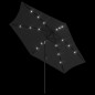 vidaXL Ombrellone da Esterni con LED e Palo in Acciaio 300 cm Nero vidaXL Ombrellone da Esterni con LED e Palo in Acciaio 300 cm Nero
