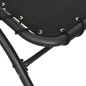 vidaXL Lettino Prendisole Tettuccio Nero 167x80x195cm Tessuto Acciaio vidaXL Lettino Prendisole Tettuccio Nero 167x80x195cm Tessuto Acciaio