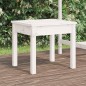 vidaXL Panca da Giardino Bianca 50x44x45 cm Legno Massello di Pino vidaXL Panca da Giardino Bianca 50x44x45 cm Legno Massello di Pino