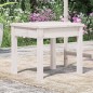 vidaXL Panca da Giardino Bianca 50x44x45 cm Legno Massello di Pino vidaXL Panca da Giardino Bianca 50x44x45 cm Legno Massello di Pino