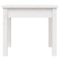vidaXL Panca da Giardino Bianca 50x44x45 cm Legno Massello di Pino vidaXL Panca da Giardino Bianca 50x44x45 cm Legno Massello di Pino