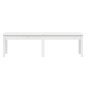 vidaXL Panca Giardino 2 Posti Bianca 159,5x44x45cm Legno Massello Pino